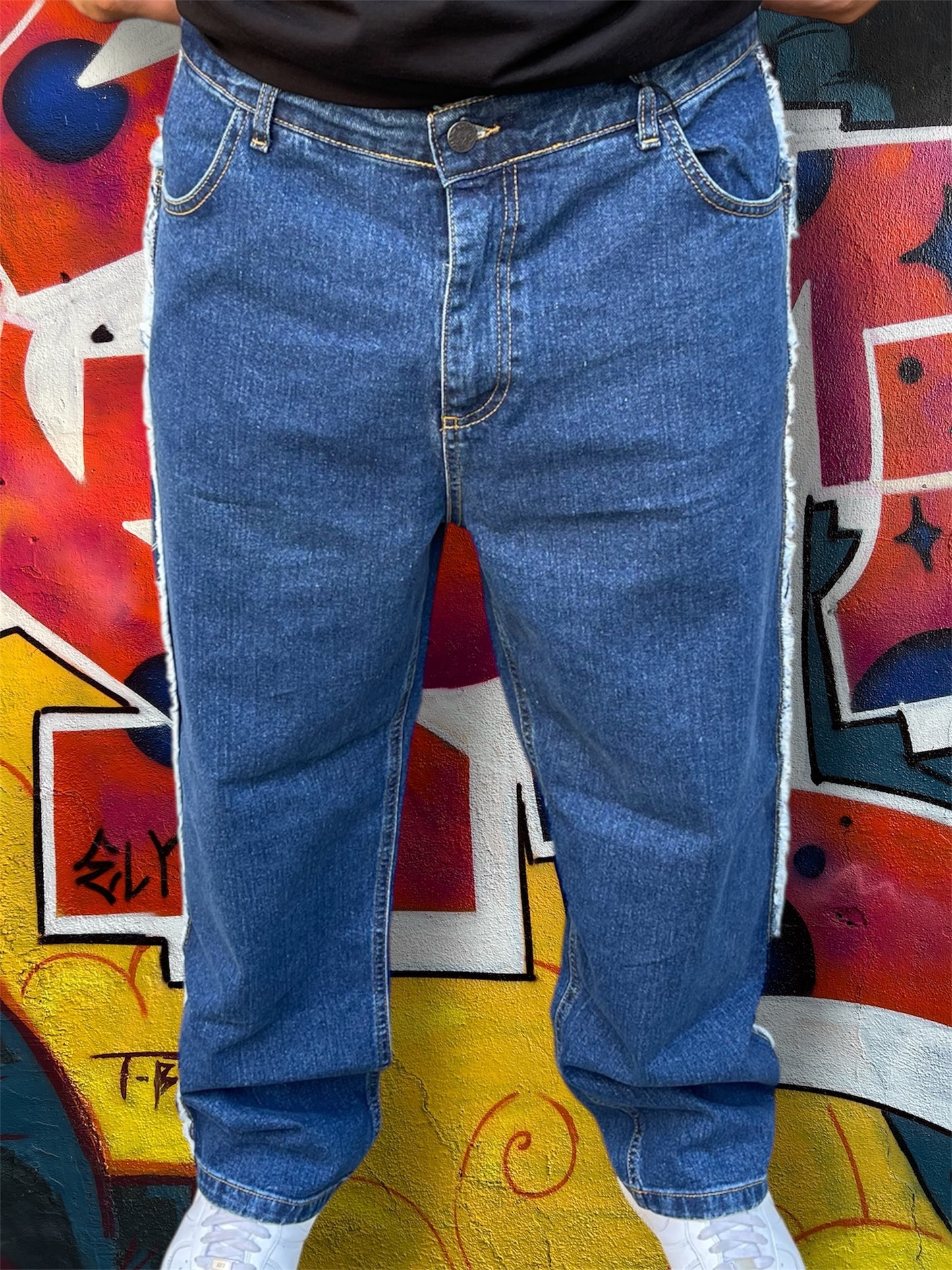 Baggy Denim Frayed