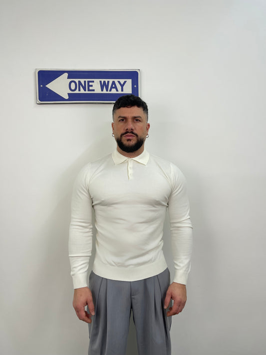 Polo Slim White