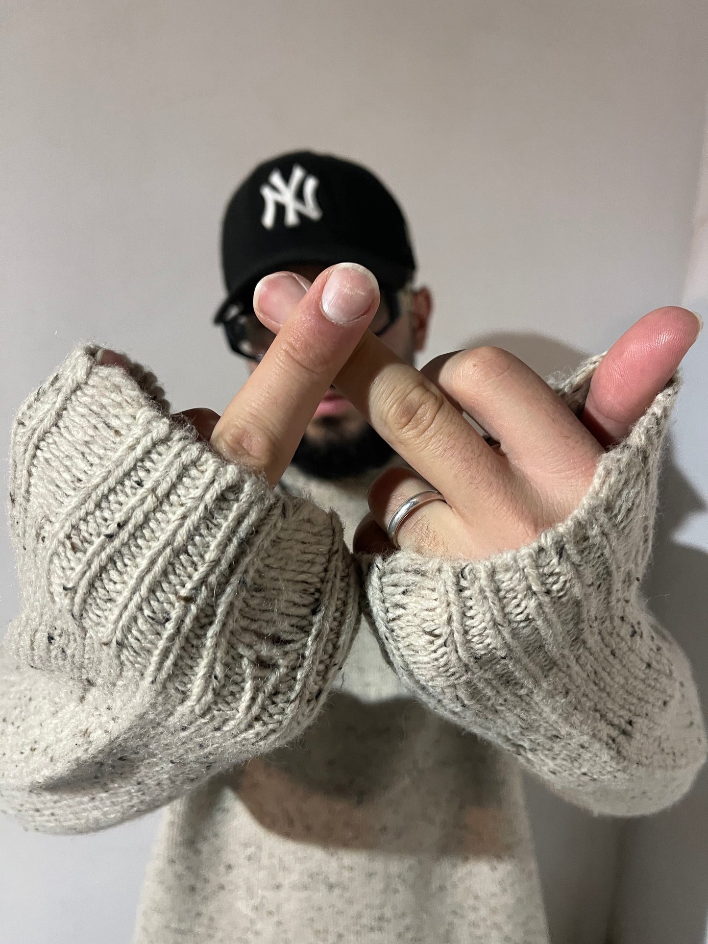 Maglione girocollo over