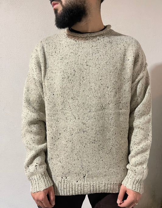 Maglione girocollo over