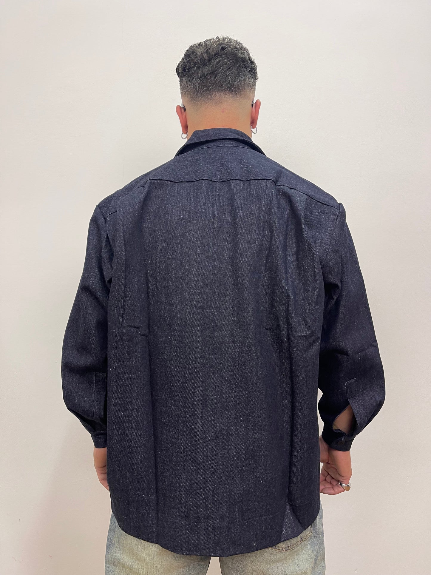 Jacket in blu denim Black Circus