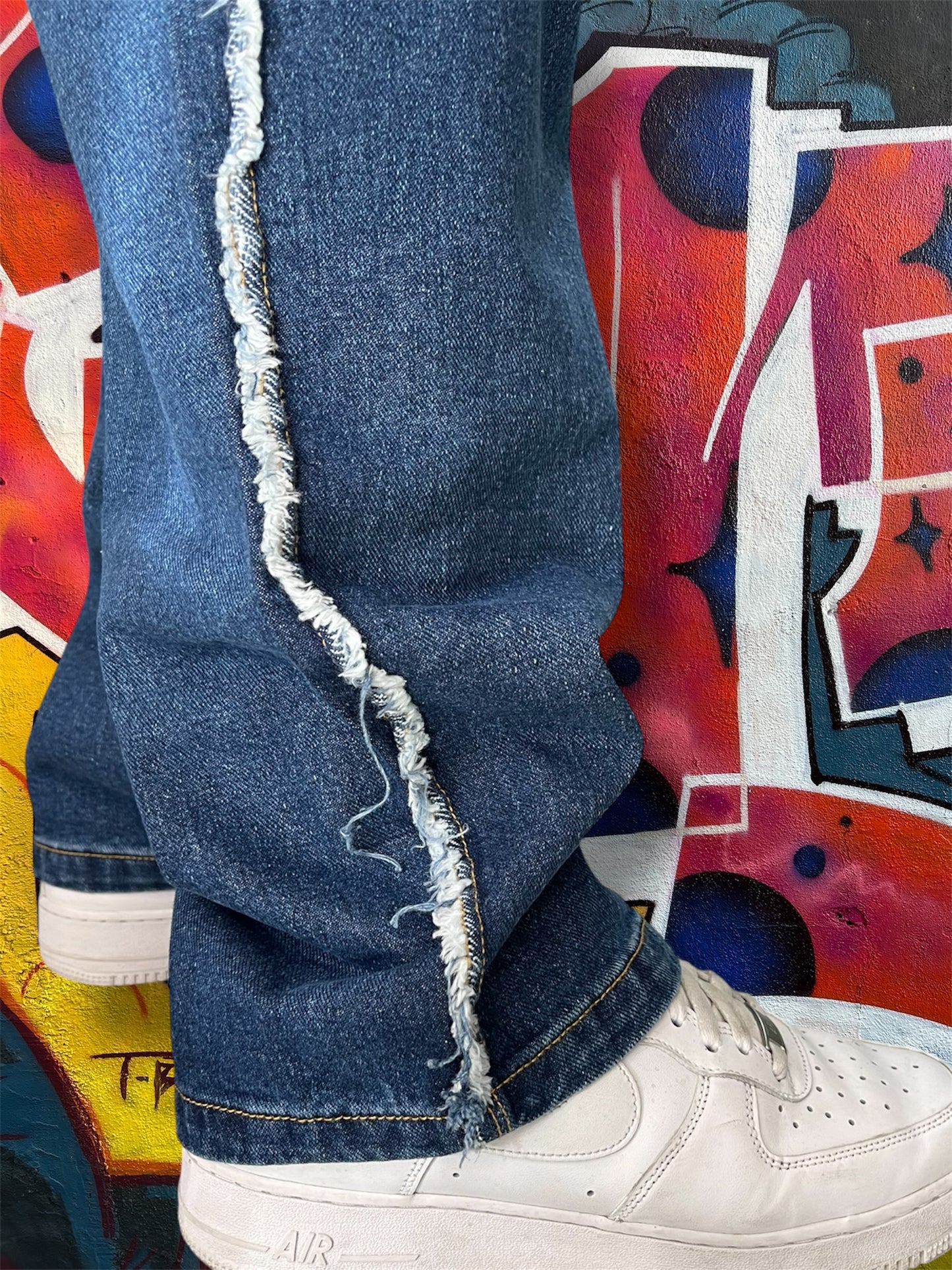 Baggy Denim Frayed